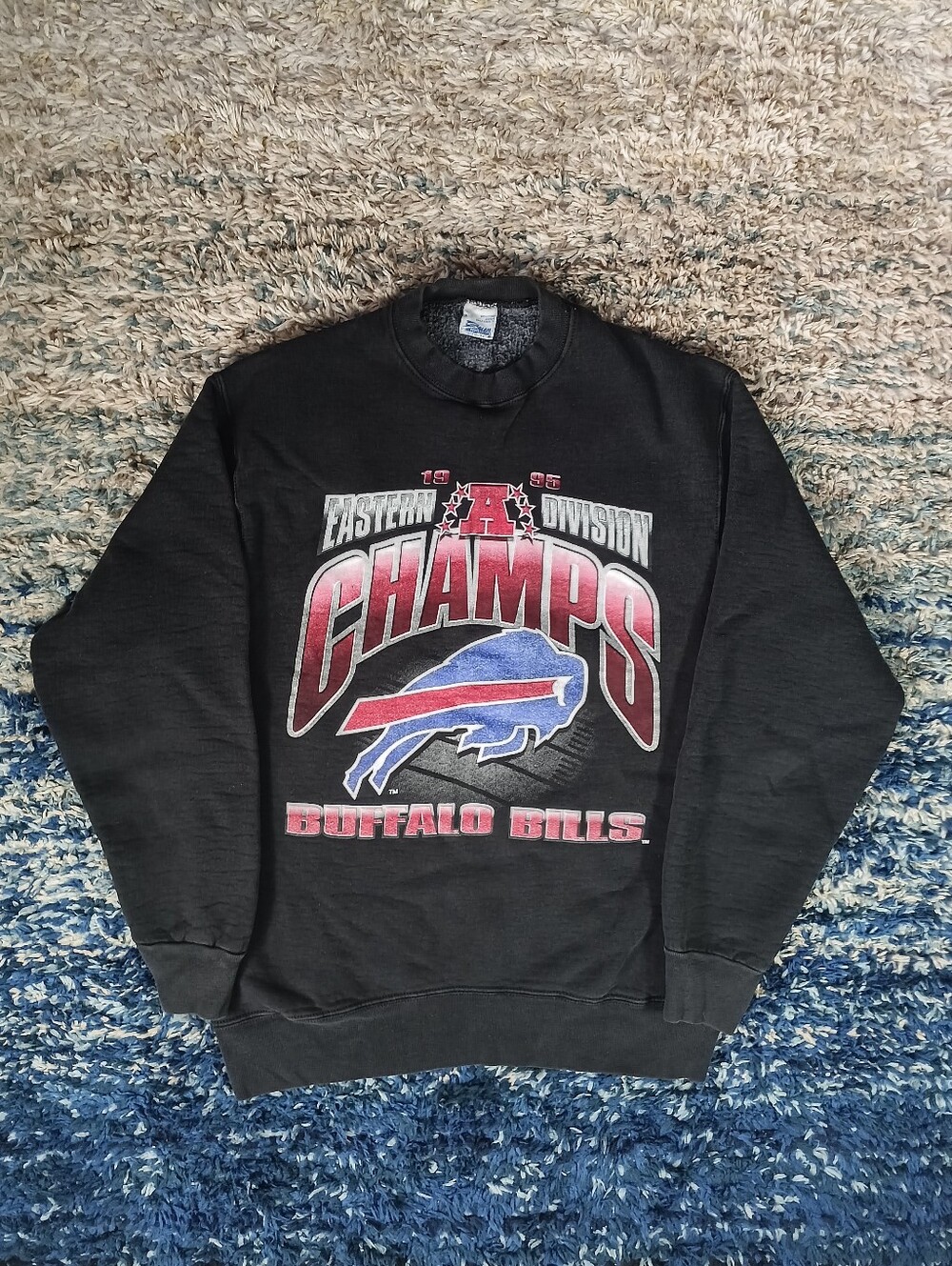 Vintage Salem Sportswear Buffalo Bills NFL 1995 Crewneck Sweatshirt Men's